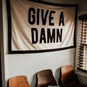 Oxford Pennant Give A Damn Banner